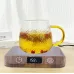 IPRee Coffee Mug Warmer Cup Heater Heating Pad Electric Hot Plate 6 Gear Temperature Warmer For Milk Tea Water 220V