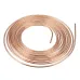 Universal 25Ft Copper Nickel Brake Line Tubing Kit 3/16" OD with 15Pcs Nuts