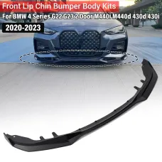 Front Bumper Splitter Lip Car Diffuser Spoiler Bumper Deflector For BMW 4 Series G22 G23 2 Door M440i M440d 430d 430i 2020-2023
