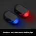 Solar Car Strobe Signal System Security Light Car Siren with Flashing LED Light Simulated Anti-theft Signal Light Solar Simulated Anti-theft Warning Light