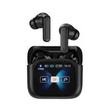 JM19 TWS Wireless Earbuds Bluetooth Headphones LCD Screen Display Long Battery Life Sports Earphones