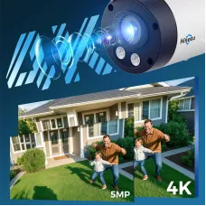 Hiseeu TZ-HBY08 8MP Wireless Security Camera 4K Ultra HD Indoor Outdoor Color Night Vision 2-Way Audio WiFi Home Surveillance Cameras