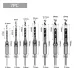 7PCS Woodworking Square Hole Drill Bit Mortising Chisel Drill Auger Drill Core Spade Drill Set 6.4/8/9.5/10/12.7/14/16mm