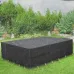 420D Oxford Polyester Patio Furniture Cover Waterproof Anti-UV  Dust Cover Windproof Anti-snow Furniture Cover