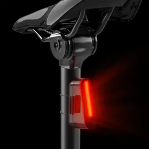 BIKIGHSmart Bicycles Taillight 5 Modes Brightness 300mAh Battery Type-Rechargeable Waterproof Warning Rear Light for Cycling