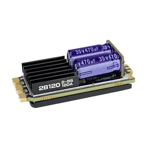 SEQURE 28120 Brushless Electric Speed Controller ESC 2-8S Power Supply 120A BLHeli_32 / AM32 Firmware Support 128KHz PWM Frequency Suitable for Multi-Axis Drones Fixed-Wing UAV Model Boats Climbing Vehicles RC Car Models