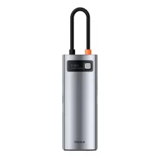 Baseus 7-in-1 Type-C Docking Station with USB3.0*3 / PD100W Type-C / 4K@60Hz HD / SD&TF Card Reader Slot for Laptop PC Computer HUAWEI XIAOMI Macbook