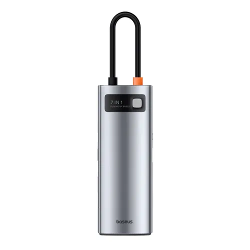 Baseus 7-in-1 Type-C Docking Station with USB3.0*3 / PD100W Type-C / 4K@60Hz HD / SD&TF Card Reader Slot for Laptop PC Computer HUAWEI XIAOMI Macbook