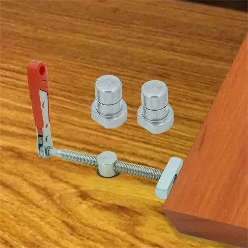 Carpentry Bench Dog Brake Inserts Workbench Fast Fixed Clip Clamp Aluminium Fixture Vise for 20mm Desktop Hole Carpenter Tools