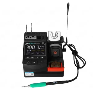 AIFEN A9 Plus Soldering Station 120W Temperature Control 100C-450C Anti Splash Cleaner 4 Segment Storage 245 Tips