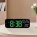 Multifunctional LED Clock 12/24H Digital Wall Alarm Clock LED Temperature Date Display Week Night Mode Table Clock Minimalist