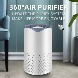 Air Purifiers Home Desktop Smoke Formaldehyde Deodorizer Filtration System Cleaner Odor Eliminators