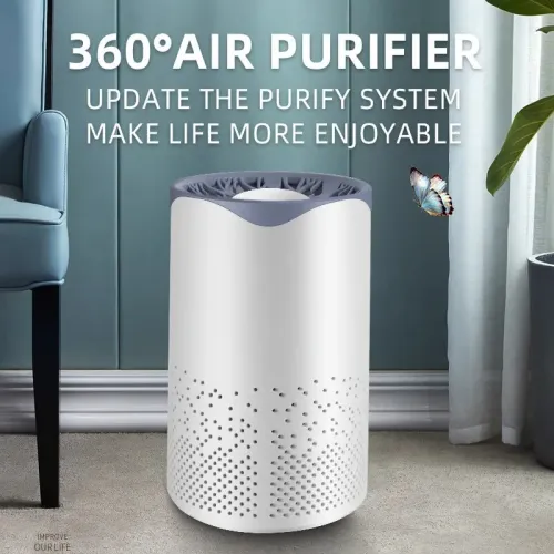 Air Purifiers Home Desktop Smoke Formaldehyde Deodorizer Filtration System Cleaner Odor Eliminators