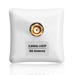 Realacc 5.8G 8dBi Omni-directional FPV Panel Plated Flat Antenna LHCP/RHCP SMA/RP-SMA for RC Drone