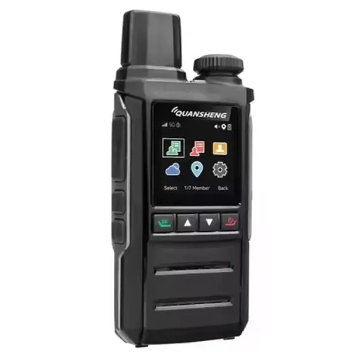 2Pcs Quansheng IP-Q1 4G LTE PoC Walkie Talkie 2500mAh Battery 1.77 Inch Color Screen Nationwide Unlimited Range Long Range Type-C Charging Transceiver Two Way Radio