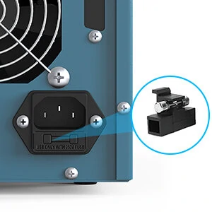 HANMATEK HM310-T Black Direct Current Stabilized Power Supply 30V 10A Dual-Frequency Programmable Dual USB Output Best for Precision Projects