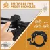WESBIKING 85 dB Mini Bicycle Bell Ring Fits 22.2-31.8mm Handlebars Clear Ringtone Aluminum Alloy Invisible Bell for MTB Cycling Safety