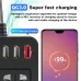 Car Power Inverter 12V 24V to 220V 150W Multiple USB Ports QC3.0 PD Fast Charging LED Voltage Display Portable Converter Adapter Vehicle Accessory