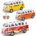 QH204 1/30 4CH 27HZ RC Car Mini Bus Chinese Vintage Classic School Bus Ambulance Toys For Boys