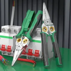 LAOA Multi-Functional Stainless Steel Wire Stripper 7-in-1 and 8-in-1 Models High Precision Electrical Tools Ergonomic Design and Shear Capacity 25 mm