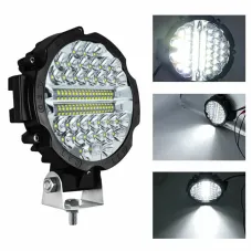 7-inch 51W Pair of Auxiliary Lights Wide Vision LED Work Light for Off-road Car SUV IP67 Waterproof White Light