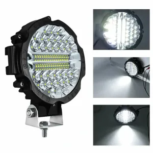 7-inch 51W Pair of Auxiliary Lights Wide Vision LED Work Light for Off-road Car SUV IP67 Waterproof White Light