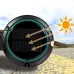 Solar Powered LED Warning Strobe Light Magnetic Base IP65 Waterproof Rechargeable for Emergency Safety