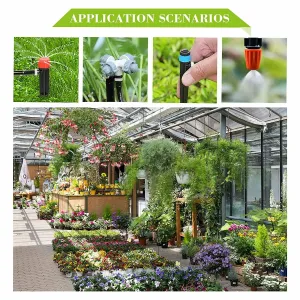 40m DIY Garden Watering Irrigation Kit Flowering Lawn Drip Irrigation Spinkler Greenhouse Planting