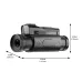 IPRee D12 4K Colorful Infrared Night Vision Device 64 Million Day And Night Macro Reconnaissance Sight Monocular Handheld Camera