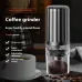 Cordless Electric Coffee Grinder Portable Household Small Grinding Machine USB Rechargeable Adjustable Grinding