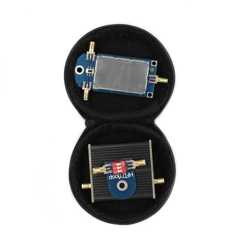 HFDY 50K-500MHz Wideband Active Small Magnetic Loop Antenna LZ1AQ Amplifier HF AM FM VHF UHF SDR Receiver Radio Tescun Malahitea