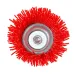 9 PCS Filament Abrasive Nylon Wire Brush Wheel Set Rust Paint Remover 1/4 Inch Hex Drill Shank Metal Wood Plastic Cleaner Light Sanding Deburring Cleaning Tools