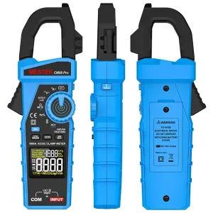 MESTEK CM88 Pro Clamp Meter 6000 Counts True RMS 1000A AC/DC Current Meter 1000V DC Voltage Multimeter Electrical Tester