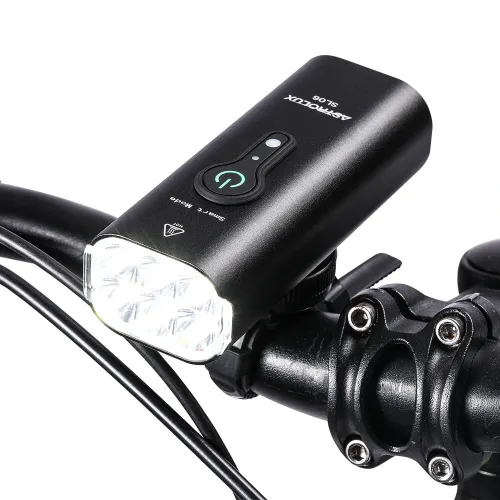 Astrolux SL01 SL06 1000Lm 2000Lm Brightness & Vibration Smart Sensing Bike Light Flashlight Cycle Headlight Type-USB Rechargeable Waterproof Front Light for Electric Bike Scooter MTB Bicycle