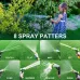 8 Function Garden Hose Spray Nozzle High Pressure Car Wash Watering Gun ABS TPR Zinc Alloy Multi Pattern Water Gun Adjustable Connector