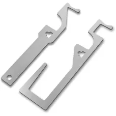 5PCS Stainless Steel Multi-Functional Pry Bar Tool Ergonomic Handle Waterproof Design Nail Puller Bottle Opener Portable Emergency Tool for Firefighters Police EMS