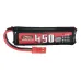 5 PCS ZOP Power 3.8V 450mAh HV 80C 1S LiPo Battery with JST Plug for RC Drone