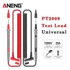 ANENG PT2009 Universal Multimeter Probe Spring Test Lead For Digital Professional Multimeter Clamp Meter Desktop Meter 20A 1000V