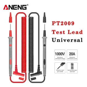 ANENG PT2009 Universal Multimeter Probe Spring Test Lead For Digital Professional Multimeter Clamp Meter Desktop Meter 20A 1000V