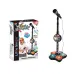 Super Cool 5-light Microphone with Stand Karaoke Songs Musical Instrument Kids Toys