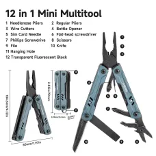 NexTool Mini Sailor Pliers S11/S11 PRO 12-In-1 Multitool Folding Pocket Plier Knife Screwdriver Scissors Portable EDOutdoor Hand Tools