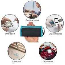 9/10 Pcs Tweezers Set Bag Stainless Steel Anti-Static Precision Tweezers for Electronic Mobile Phone Repair Tools Hand Tools