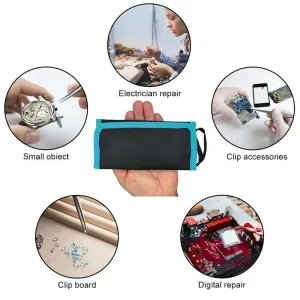 9/10 Pcs Tweezers Set Bag Stainless Steel Anti-Static Precision Tweezers for Electronic Mobile Phone Repair Tools Hand Tools