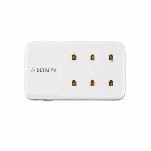 BETAFPV 6 Ports 1S Battery Charger 5-12V Input Type C 1A for 1S BT2.0 PH2.0 Lipo Battery