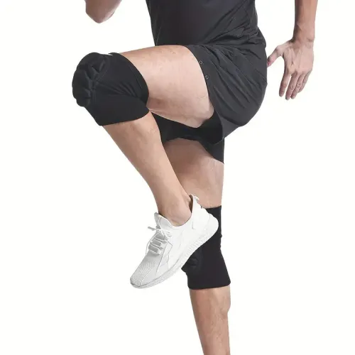 AOLIKE1 Pair Anti-collision Anti-slip Knee Pads Thick EVA Foam Knee Pads for Volleyball Football Dance Sport