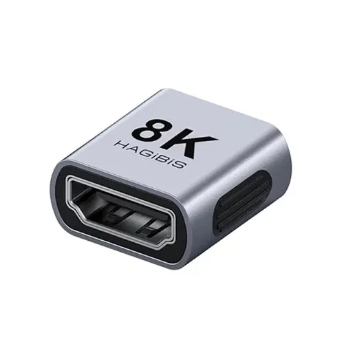 Hagibis AH30 HD Coupler 8K HD 2.1 Female to Female Connector Extension Cable Adapter for HDTV Monitor Laptops Projector TV