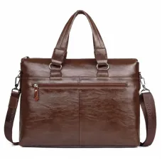 14-inch Men's Hand Bag Large Capacity Business Casual Briefcase Simple Fashionable Sold Laptop Messenger Bag for Work Travel