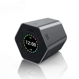 Hexagon Digital Clock Timer Magnet Cube Timer Kitchen Hexagon Flip Timer for Study Cooking Training Easy to Use Magnetic