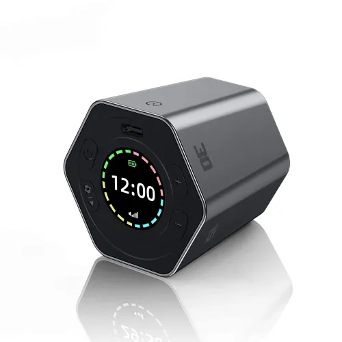 Hexagon Digital Clock Timer Magnet Cube Timer Kitchen Hexagon Flip Timer for Study Cooking Training Easy to Use Magnetic