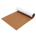 240cm x 90cm x 6mm Marine Flooring Faux Teak EVA Foam Boat Decking Sheet Brown